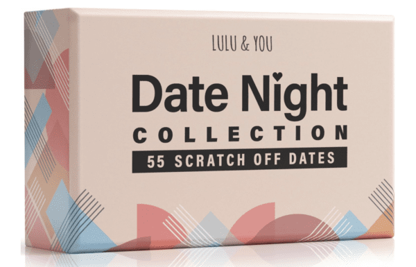 A box of scratch off date night cards.